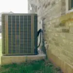 ac split system showing the outside section
